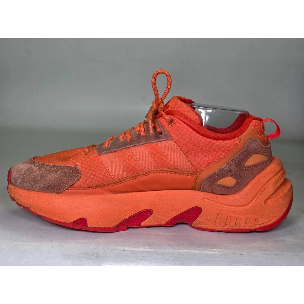 Adidas Originals ZX 22 Boost Men's Sneakers Size 9.5 UK 9 Orange Athletic‎ Shoes